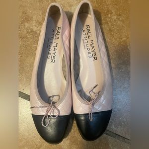 Paul Mayer quilted leather ballet flat